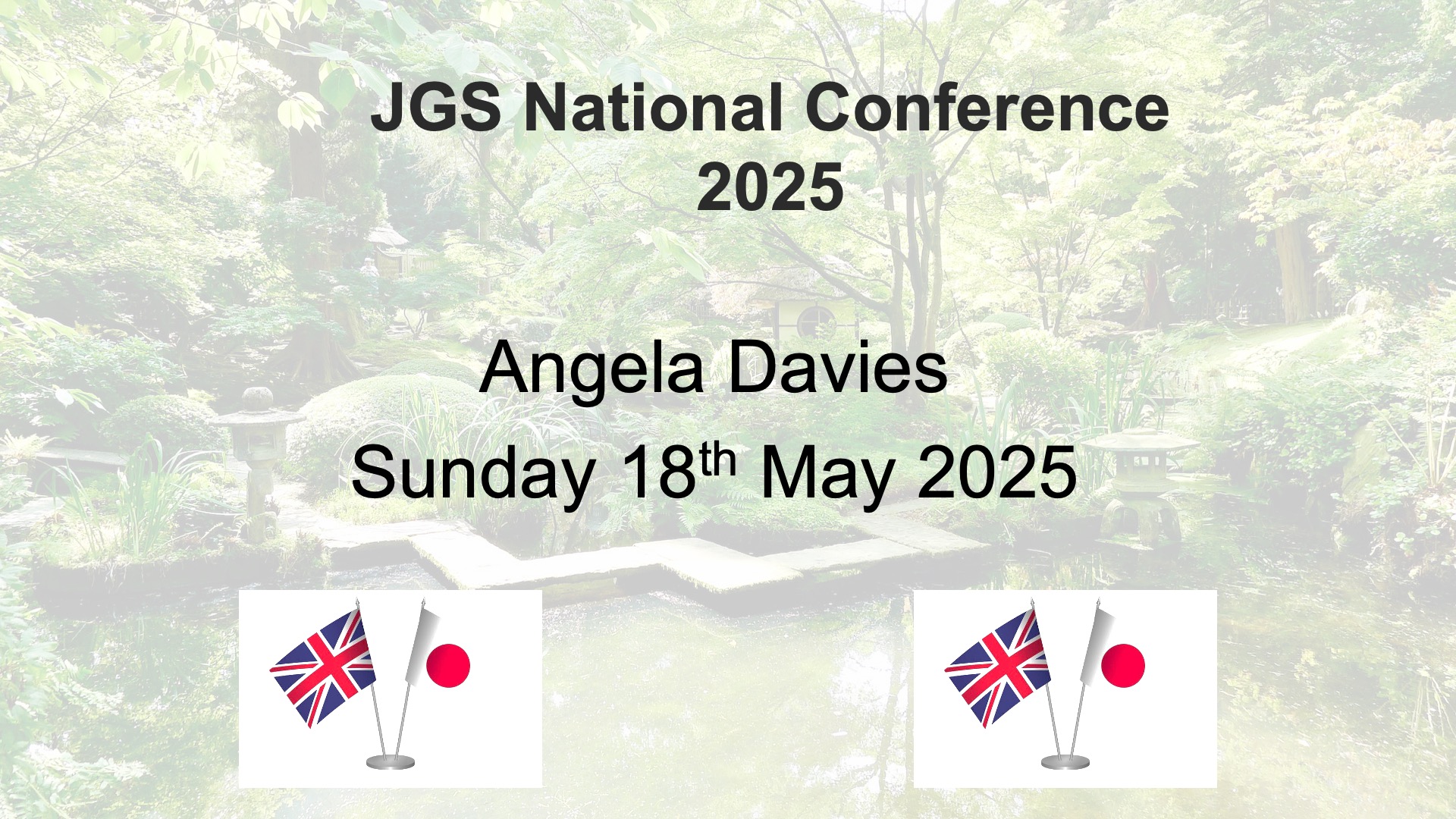 JGS National conference 2025 Angela Davies